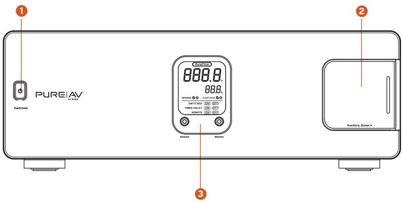 BELKIN CONSOLE D'ALIMENTATION POUR HOME CINÉMA PUREAV PF40 #AP21000EX3M - Caractéristiques de la console d'alimentation - 1