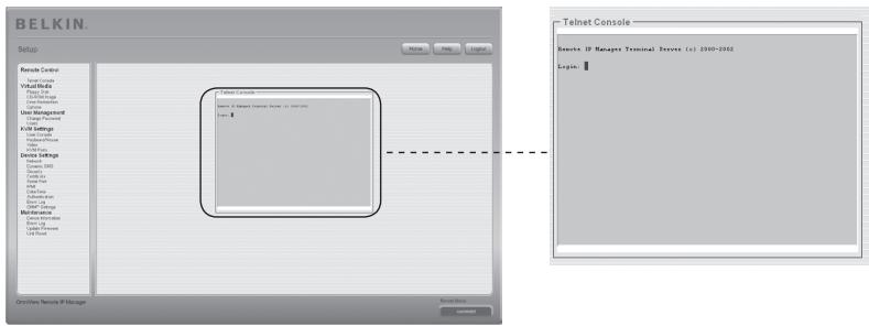 BELKIN CONSOLE DE PRISE EN MAIN SÉCURISÉE VIA CONNEXION IP #F1DE101HEA - Console telnet - 1