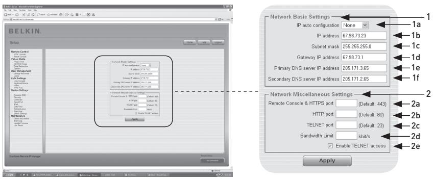 BELKIN CONSOLE DE PRISE EN MAIN SÉCURISÉE VIA CONNEXION IP #F1DE101HEA - Ports KVM - 2