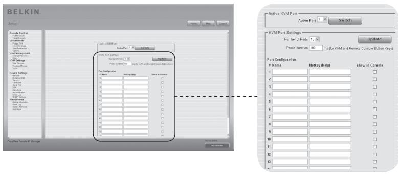 BELKIN CONSOLE DE PRISE EN MAIN SÉCURISÉE VIA CONNEXION IP #F1DE101HEA - Ports KVM - 1