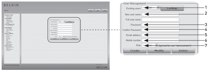BELKIN CONSOLE DE PRISE EN MAIN SÉCURISÉE VIA CONNEXION IP #F1DE101HEA - Changer de mot de passe - 2