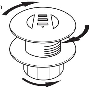 BELKIN FLEXIBLE-FIT HUB USB ENCASTRABLE #F5U413EA - El paquete incluye - 1