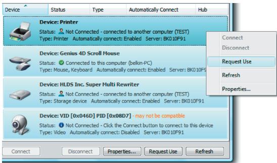 BELKIN HUB USB RÉSEAU #F5L009EA - Partage d'une imprimante USB - 2