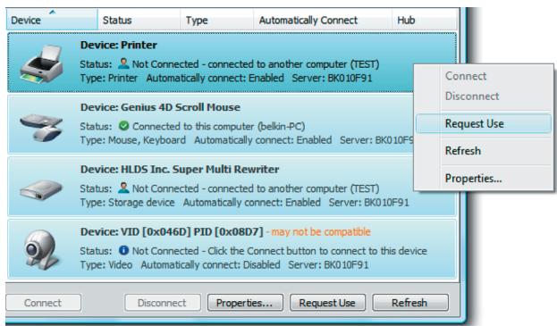 BELKIN HUB USB RÉSEAU #F5L009EA - Changing the connection settings - 1
