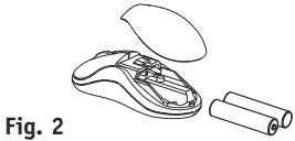 BELKIN LA MINI SOURIS OPTIQUE SANS FIL #F8E874QEA - INSTALLATION DE LA SOURIS - 3