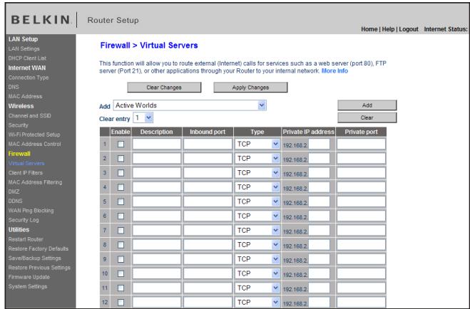 BELKIN MODEM ROUTEUR SANS FIL N #F5D8636ED4A - Configuration des paramètres de retransmission interne - 1