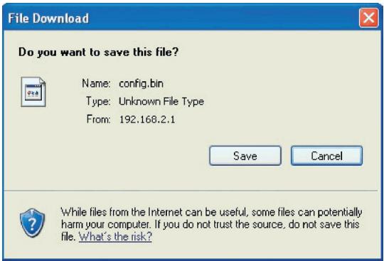 BELKIN MODEM-ROUTEUR SANS FIL G - Enregistrer/Sauvegarder les paramétres actuels - 1