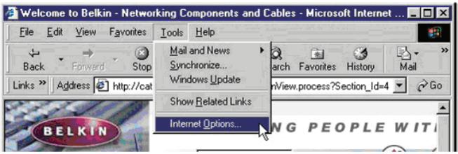 BELKIN MODEM-ROUTEUR SANS FIL G - Internet Explorer 4.0 ou version ultérieure - 1