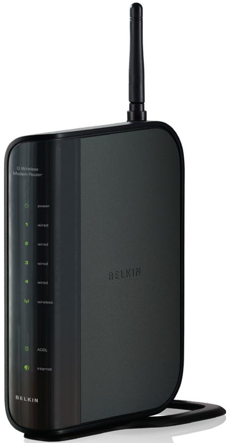 BELKIN MODEM-ROUTEUR SANS FIL G - Manuel de l'utilisateur - 1
