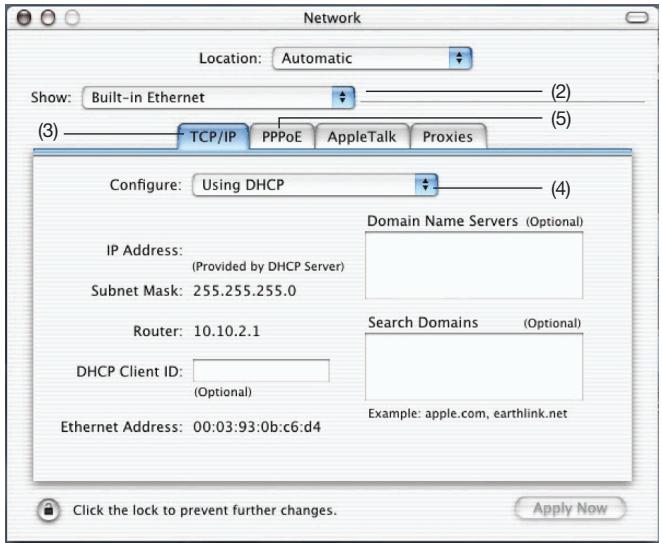 BELKIN MODEM-ROUTEUR SANS FIL G - Mac OS X - 3