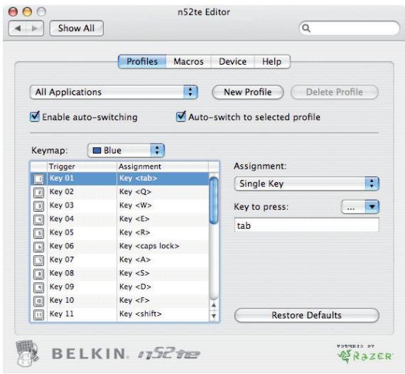 BELKIN N52TE #F8GFPC200EA - PROFILS - 1