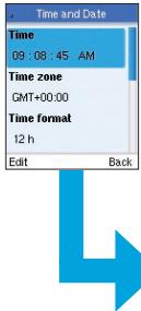 BELKIN SKYPEPHONE #F1PP000GNFR - Time and Date - 3