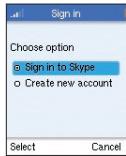 BELKIN SKYPEPHONE #F1PP000GNFR - Sign In to Skype - 1