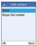 BELKIN SKYPEPHONE #F1PP000GNFR - Add a Skype Contact - 2