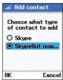 BELKIN SKYPEPHONE #F1PP000GNFR - Een SkypOut-contactpersoon toevoegen - 2