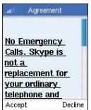 BELKIN SKYPEPHONE #F1PP000GNFR - Primo avvio - 2