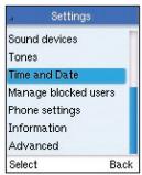 BELKIN SKYPEPHONE #F1PP000GNFR - Heure et date - 2