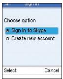 BELKIN SKYPEPHONE #F1PP000GNFR - Crear una nuevo cuenta de Skype - 1