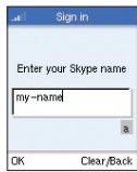 BELKIN SKYPEPHONE #F1PP000GNFR - Ouverture d'une session skype - 2