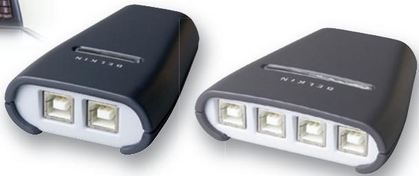 BELKIN SWITCH POUR PÉRIPHÉRIQUES USB 4X1 #F1U401EA - Switch per Periferiche USB - 2