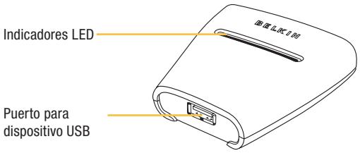 BELKIN SWITCH POUR PÉRIPHÉRIQUES USB 4X1 #F1U401EA - Diagramas de los indicadores de la unidad - 1