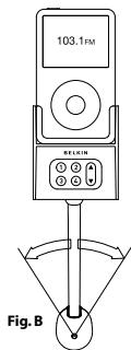 BELKIN TUNEBASE FM POUR IPOD #F8Z049EABLK - Problema - II TuneBase FM non si incastra bene nella presa dell'accendisigari. - 5