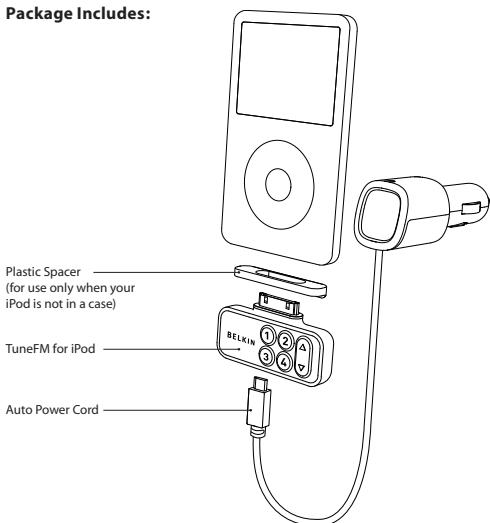 BELKIN TUNEFM POUR IPOD #F8Z075EA - 1