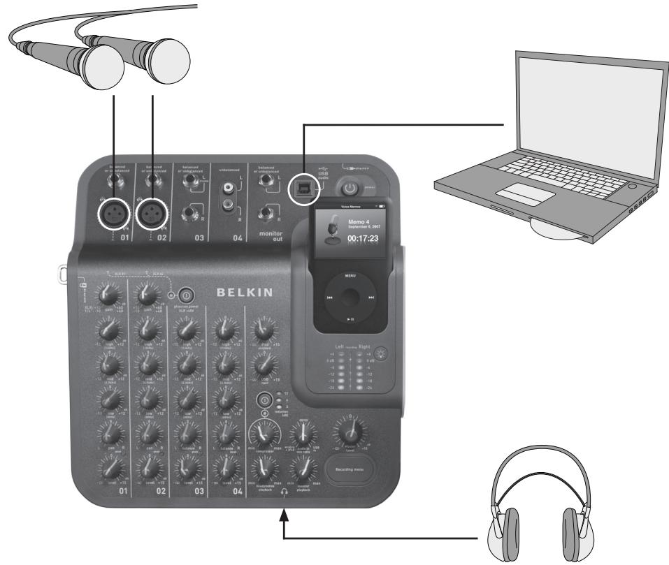 BELKIN TUNESTUDIO #F8Z109EA - Tipps für die Aufnahme eines Chors - 1