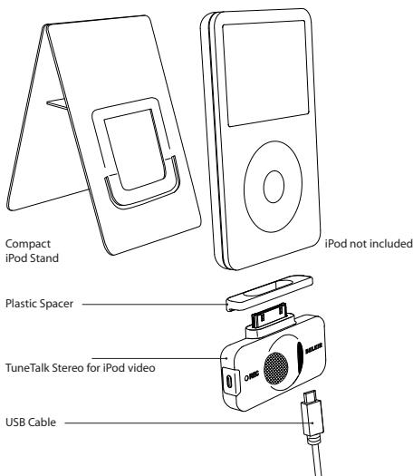 BELKIN TUNETALK STEREO POUR IPOD AVEC VIDÉO #F8Z082EABLK - 1
