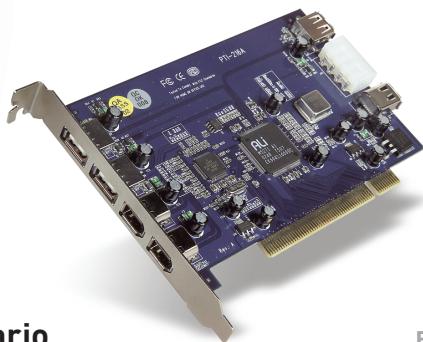 BELKIN USB 2.0 AND FIREWIRE 6-PORT PCI CARD - Tarjeta PCI USB 2.0 y FireWire de 6 puertos - 2
