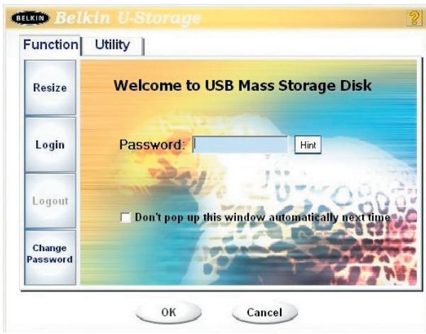 BELKIN USB 2.0 FLASH DRIVE - Melden Sie sich im Sicheren Bereich an: - 1