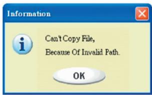 BELKIN USB 2.0 FLASH DRIVE - Error Messages: - 1