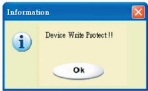 BELKIN USB 2.0 FLASH DRIVE - Error Messages: - 2