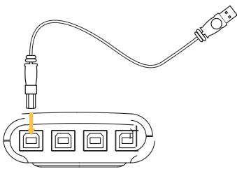 BELKIN USB PERIPHERAL SWITCH - Connecting Computers to the Switch - 2