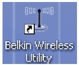 BELKIN ADAPTATEUR USB SANS FIL N F5D8055ED - Utilisation de l'Utilitaire réseau sans fil Belkin (Windows 2000 et XP seulement) - 1