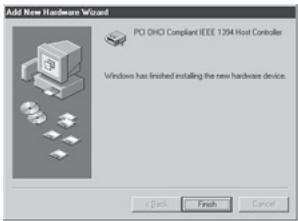 BELKIN CARTE IEEE 1394 FIREWIRE® PCI #F5U502EA - Installazione del driver per Windows ME - 2
