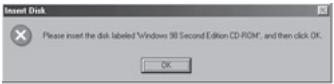 BELKIN CARTE IEEE 1394 FIREWIRE® PCI #F5U502EA - Installazione del driver per Windows 98 SE - 5