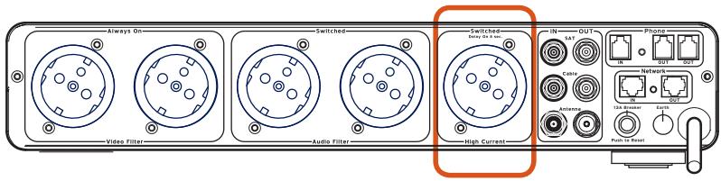 BELKIN CONSOLE D'ALIMENTATION POUR HOME CINÉMA PUREAV PF30 #AP20500EX3M - Étape 4 raccorder le contrôle audio à haute tension (décalage de 8 secondes) - 1