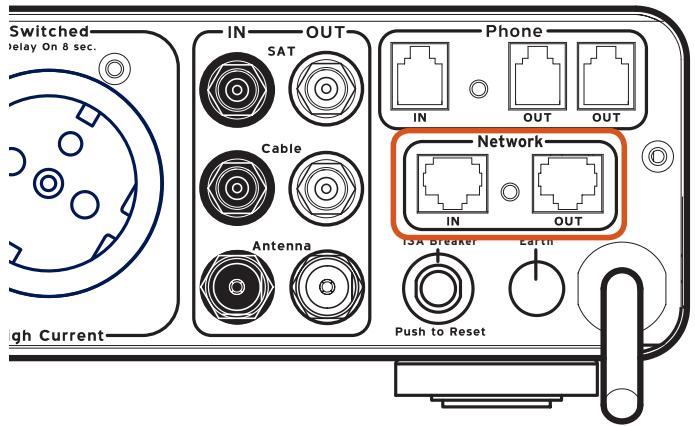 BELKIN CONSOLE D'ALIMENTATION POUR HOME CINÉMA PUREAV PF30 #AP20500EX3M - Étape 7 raccorder la ligne ethernet à large bande - 1