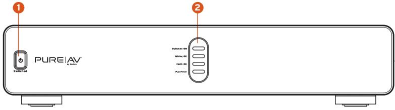 BELKIN CONSOLE D'ALIMENTATION POUR HOME CINÉMA PUREAV PF30 #AP20500EX3M - Caractéristiques de la console d'alimentation - 1