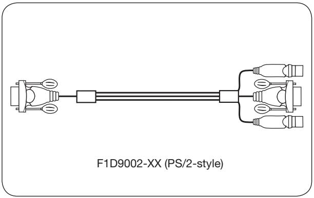BELKIN F1DB102P2EAB - Cables: - 1