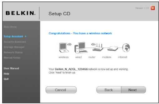 BELKIN MODEM-ROUTEUR SANS FIL N+ - Felicitations - 1