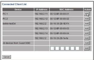 BELKIN MODEM-ROUTEUR SANS FIL N+ - Contrôle de l'accès - 2