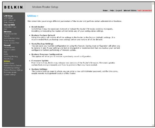 BELKIN MODEM-ROUTEUR SANS FIL N+ - Utilaires - 1