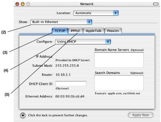 BELKIN MODEM-ROUTEUR SANS FIL N+ - Configuration manuelle des paramètres réseau sous Mac OS X - 3