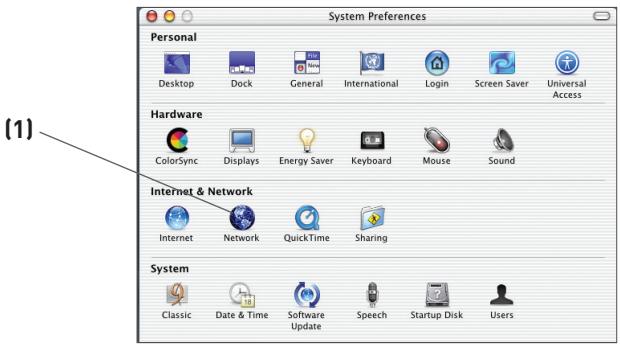 BELKIN MODEM-ROUTEUR SANS FIL N1 VISION #F5D8632FR4A - Configuration manuelle des paramètres réseau sous Mac OS X - 2