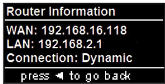BELKIN MODEM-ROUTEUR SANS FIL N1 VISION #F5D8632FR4A - Information sur le routeur - 1