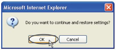 BELKIN MODEM-ROUTEUR SANS FIL N1 VISION #F5D8632FR4A - Rétablissement d'une configuration précédente - 3