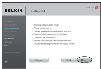 BELKIN MODEM-ROUTEUR SANS FIL N1 VISION #F5D8632FR4A - Écran de progression - 1