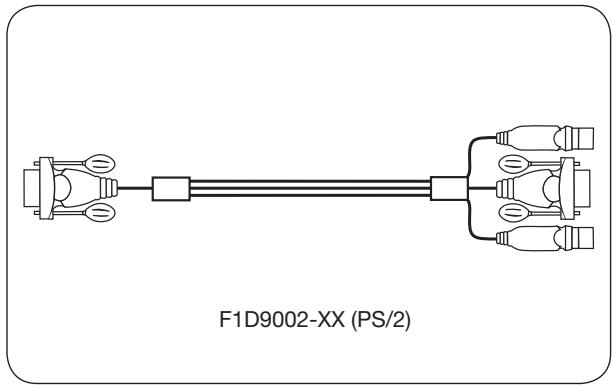 BELKIN OMNIVIEW E SERIES KVM SWITCH - Cavi: - 1